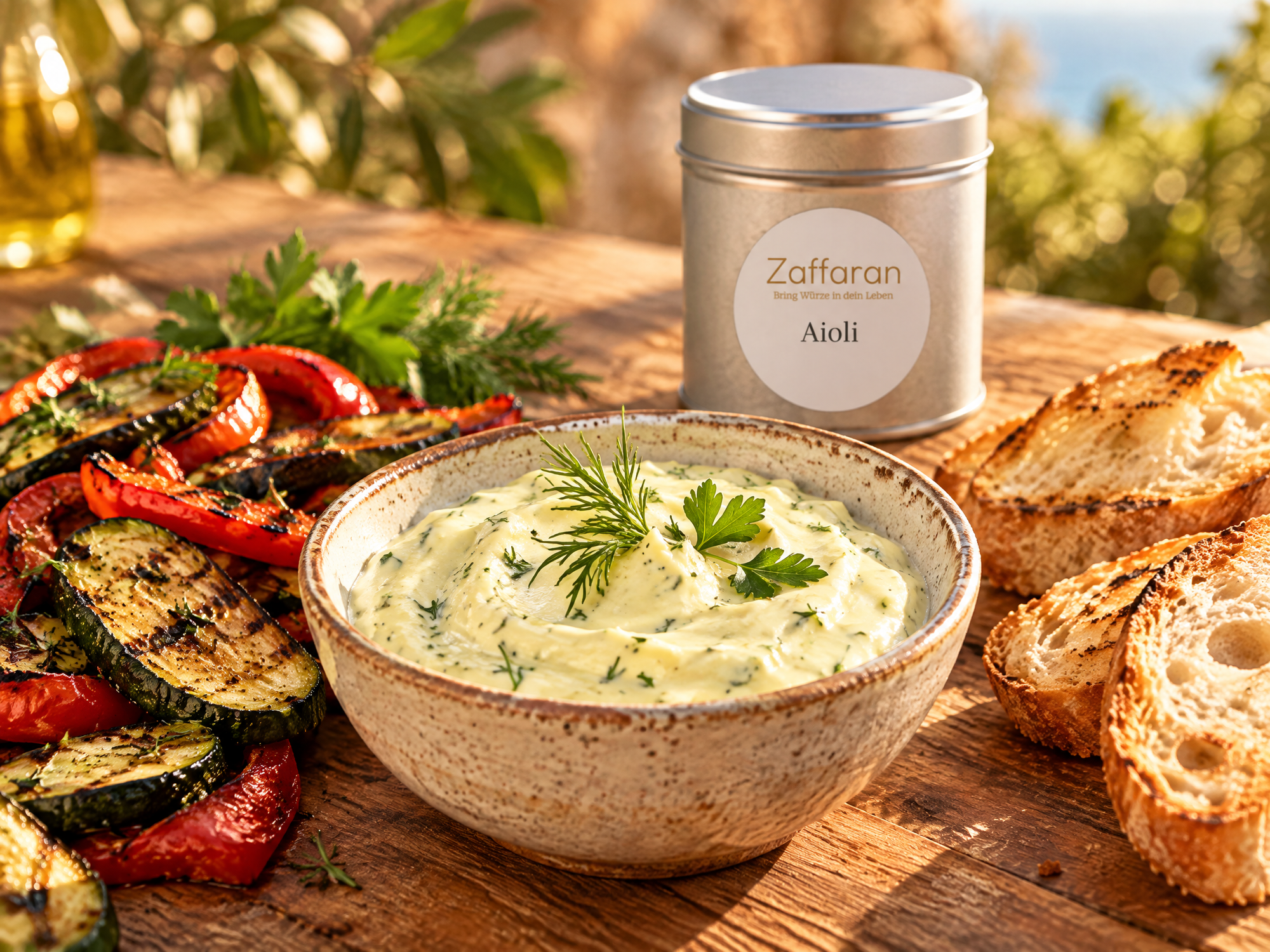 Aioli selber machen: Cremiger Knoblauch-Dip in 5 Minuten