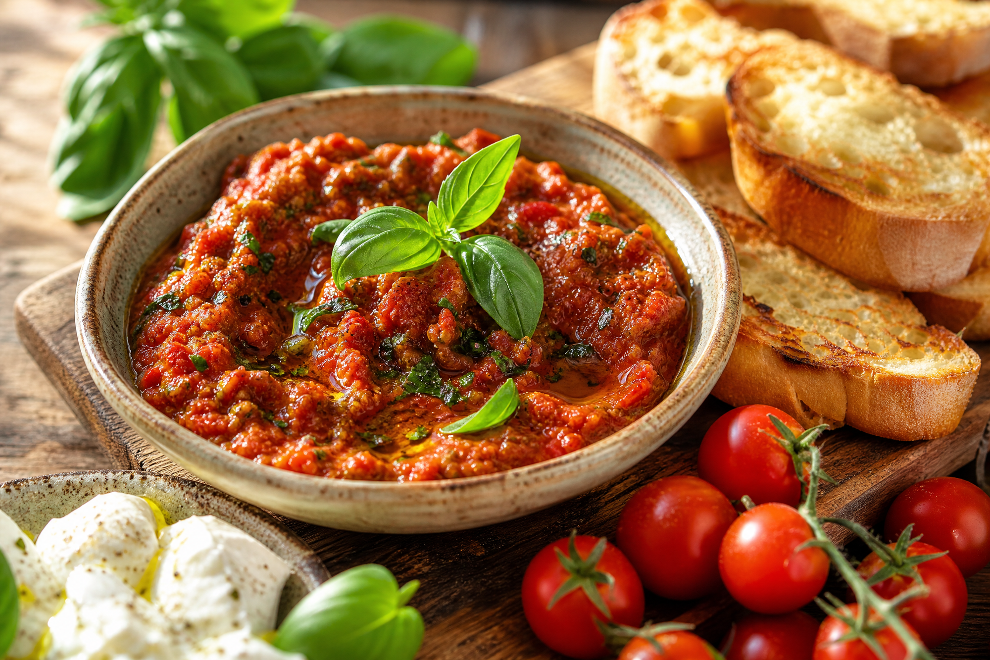 Bruschetta Dip: Bella Italia Frutto richtig zubereiten