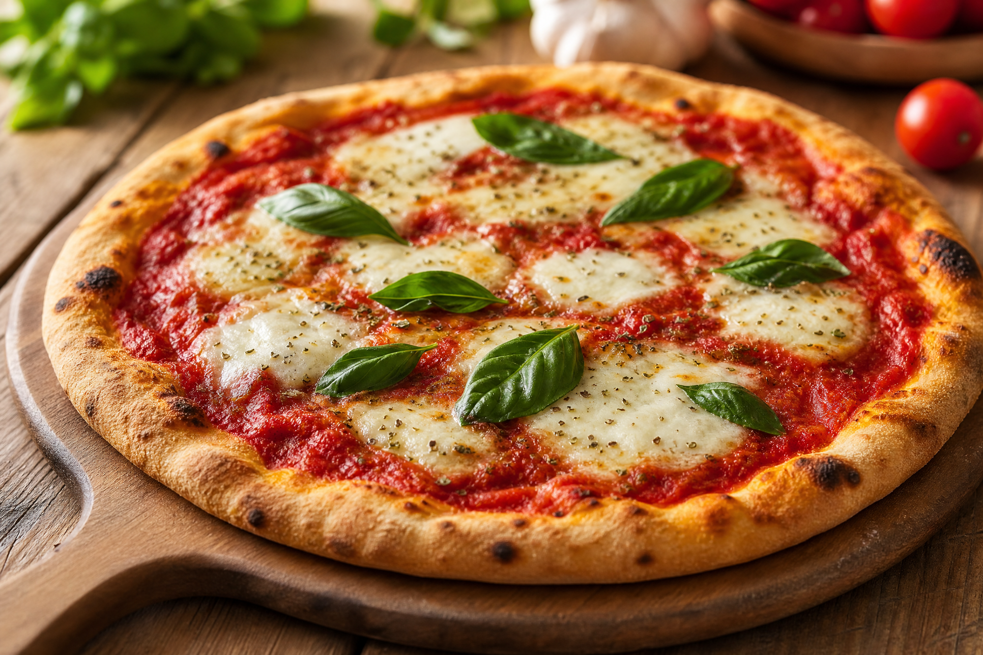 Hausgemachte Pizza Margherita: Wie vom Italiener