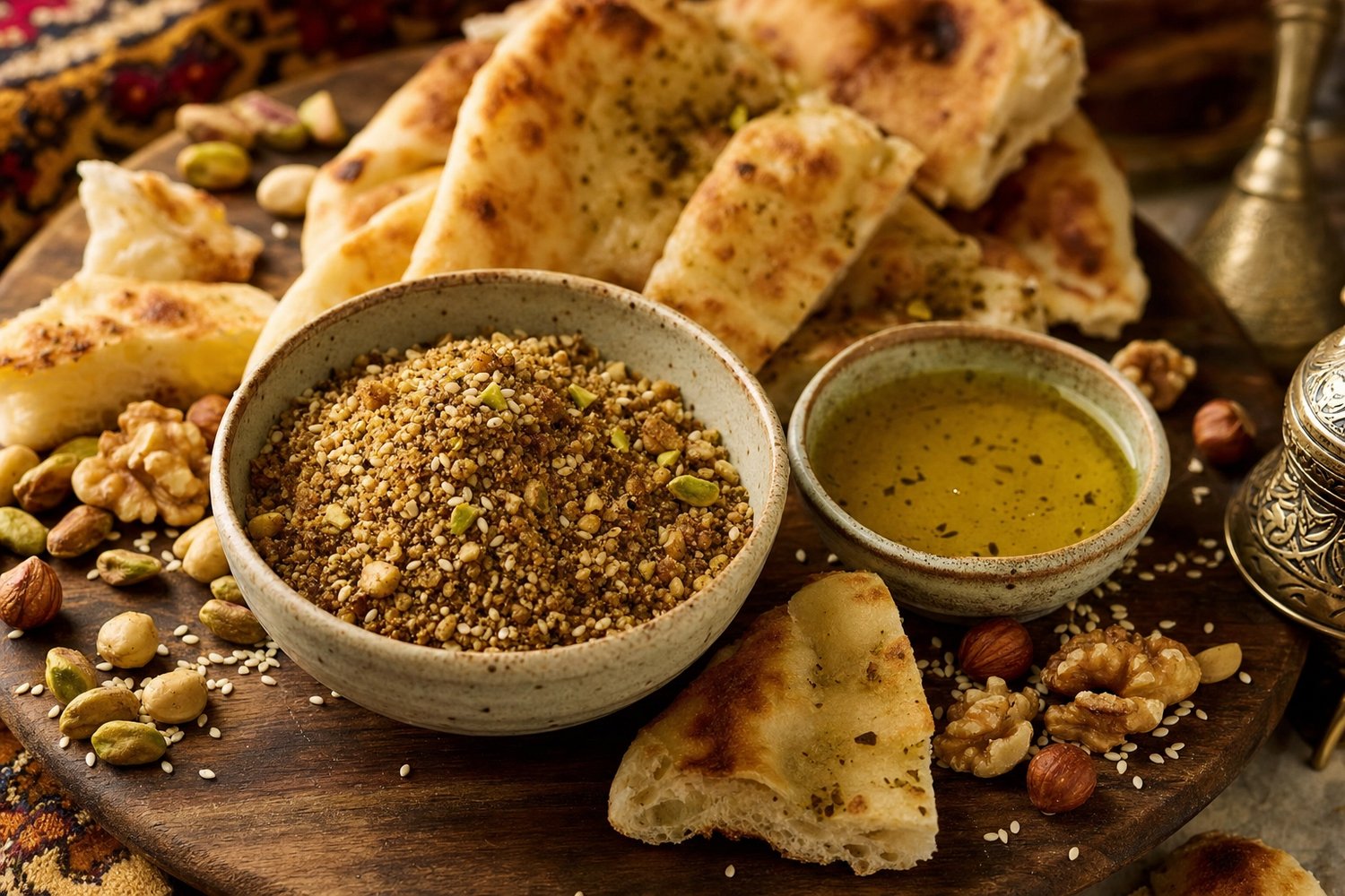 Dukkah richtig essen: Der orientalische Dip-Klassiker