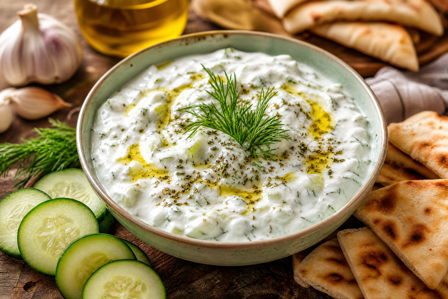 Tzatziki selber machen: Cremiger Dip wie vom Griechen